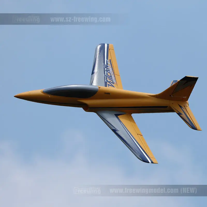Freewing Vulcan RC Plane Model, Jet Elétrico, Montagem de Asa Fixa