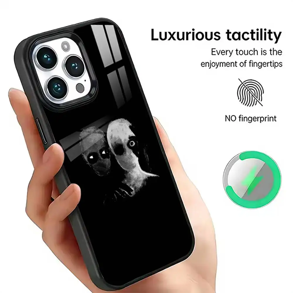 Art Dark Aesthetic  Phone Case For iPhone17,16,15,14,13,12,11 Plus,Pro Allows magnetic wireless charging