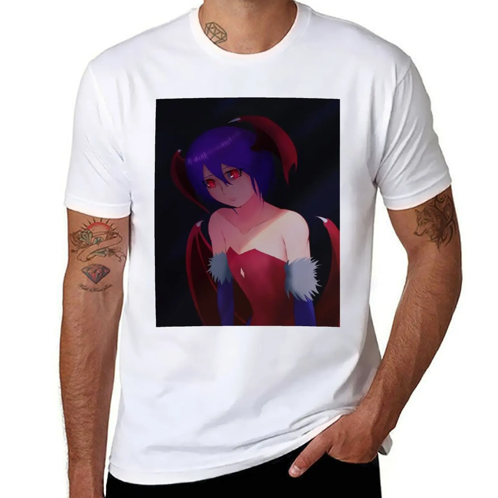

Lilith Aensland T-Shirt man t shirt cotton high quality t shirts for man pack cotton T-Shirt