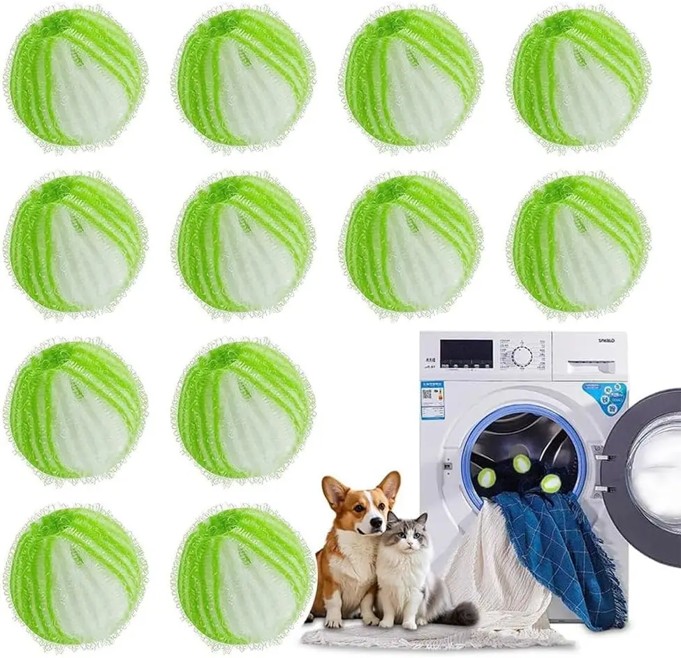 

Laundry Reusable Lint Catcher and Washing Machine Dryer Balls for Removing Dog and Cat Fur from
