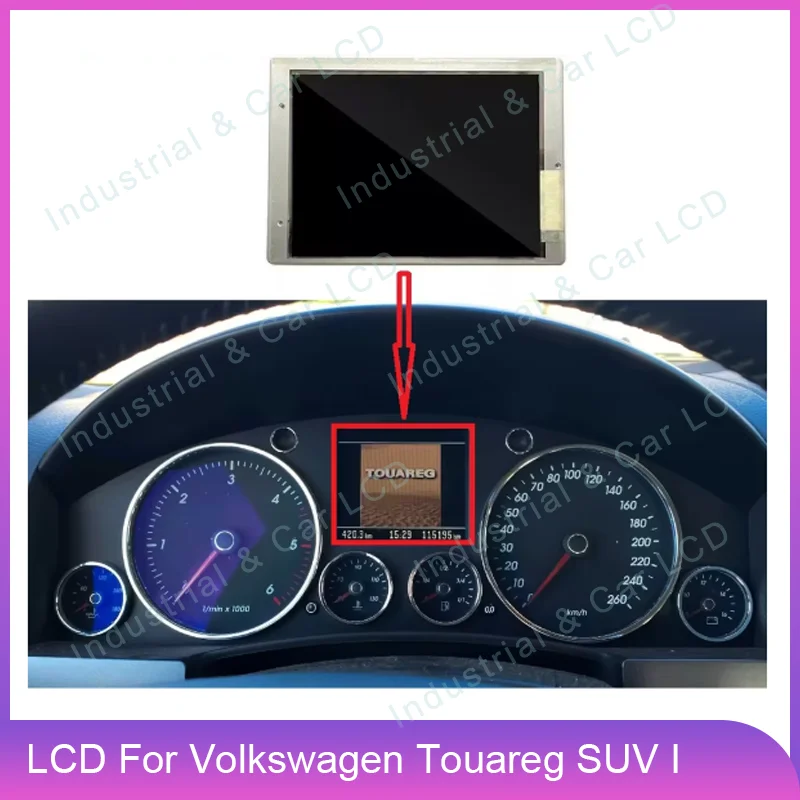 

LCD Display Screen For Volkswagen Touareg SUV I 7LA 7L6 2002-2013 Instrument Cluster Dashboard LCD Screen Replacement