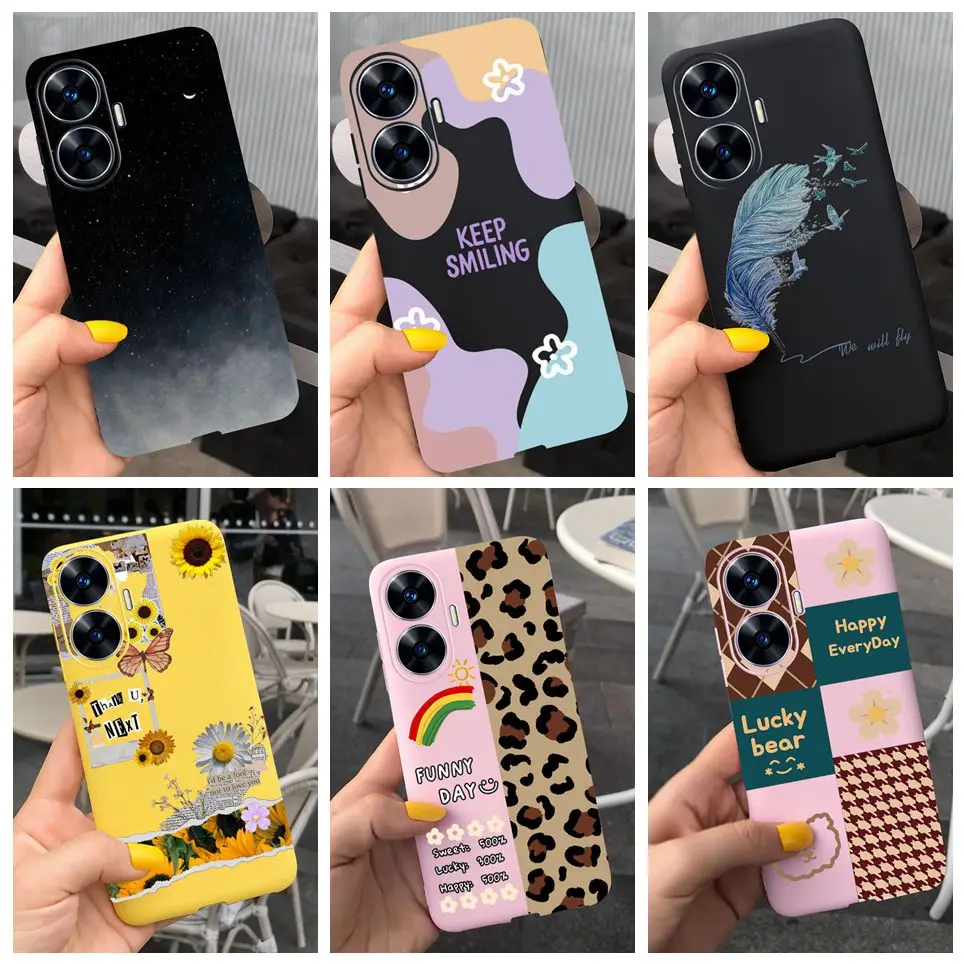 

Чехол-бампер для телефона, мягкий силиконовый чехол для Realme C55 RealmeC55