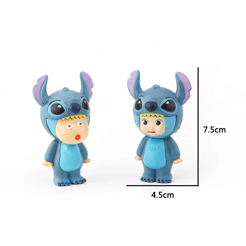 Stitch Angel Baby Face Doll Cos Disney Collection Figures Mickey Mouse Donald Duck Cute Doll Gift Toy