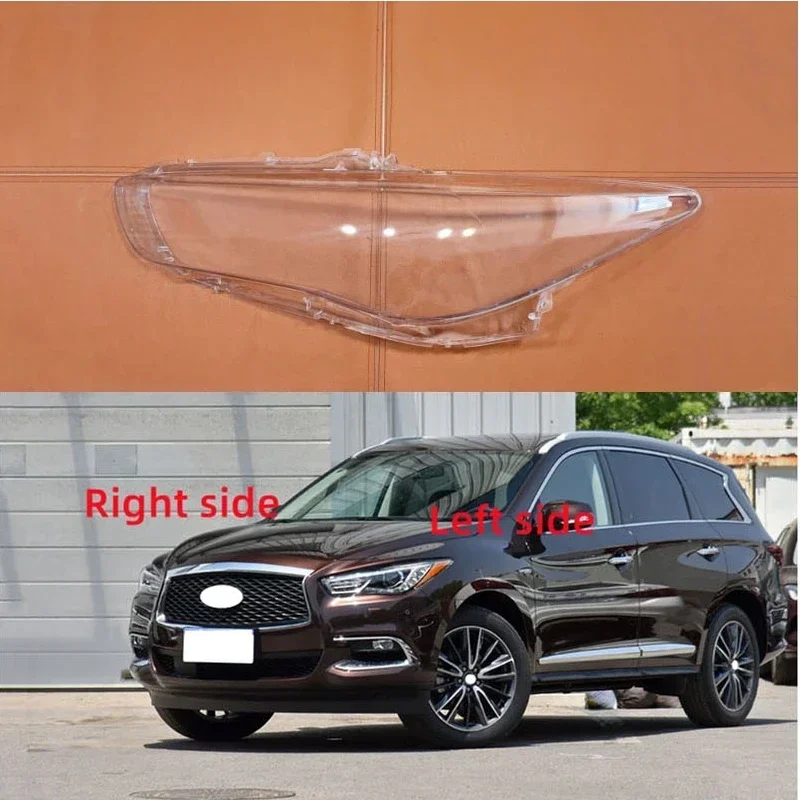 For Infiniti QX60 2016 2017 2018 2019 2020 Car Headlight Shell Headlamp Lens Cover Replace Lamp Shade Headlamp Glass