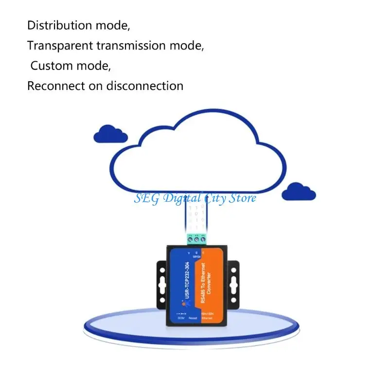 U75B Multifunction RS485 Networking Converter Supporting UDP HTTP And Virtual Serials Port