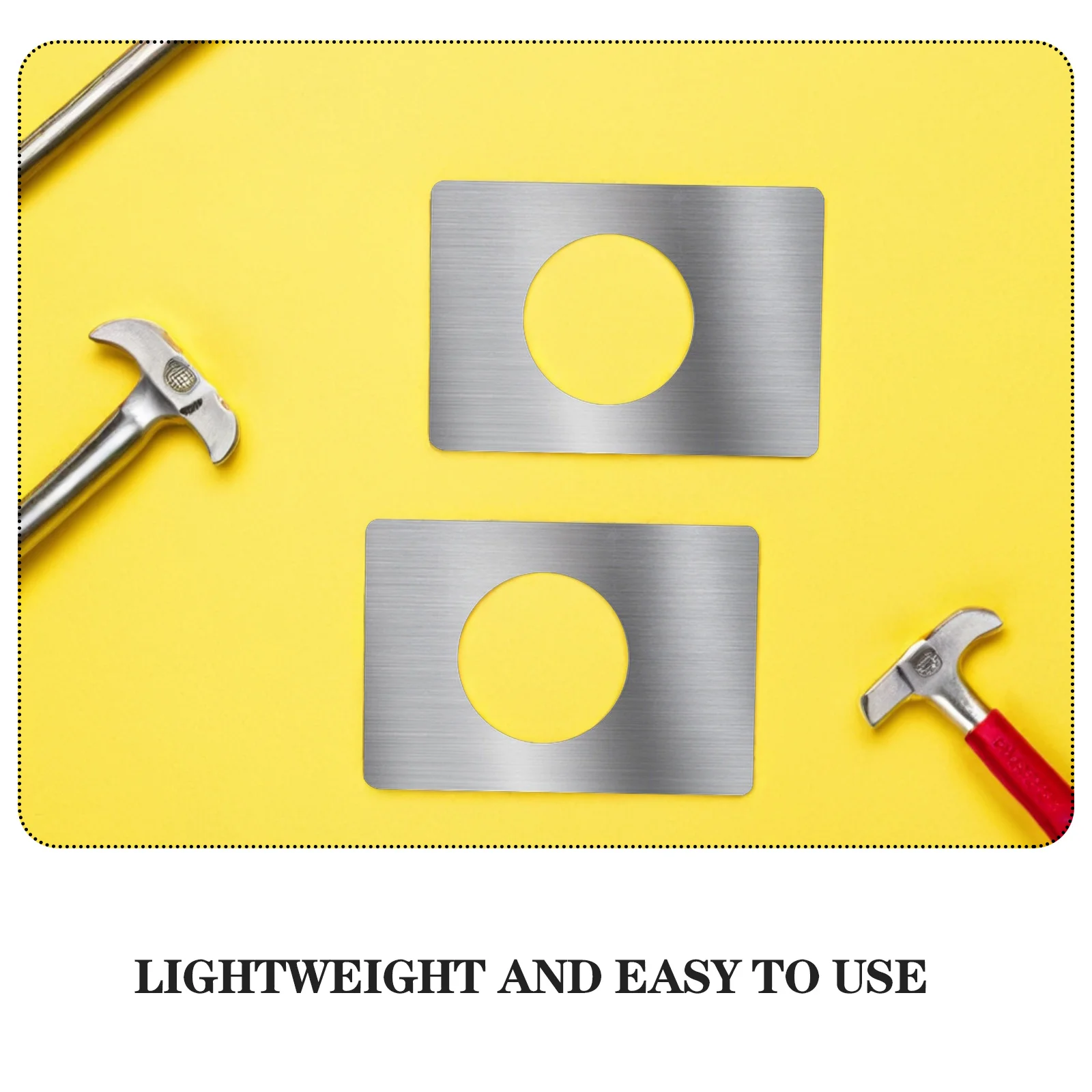 4 قطعة قفل الكرة إصلاح لوحة ثقب غطاء استبدال تعزيز عدة ل سترايك لوحة حشو الباب الأمامي ترقية الأمن #2