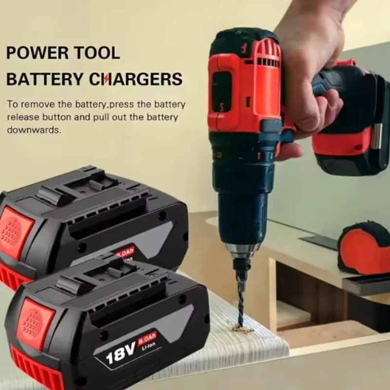 Authentic Bosch 18V 5.0Ah 6.0Ah battery,high density 18650 battery,fit BAT620 BAT622,for Bosch cordless power tool battery pack