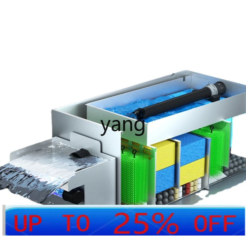 

LTT Фильтрация рыбного пруда Система циркуляции воды Оборудование для очистки Большой фильтр для бассейна Открытый