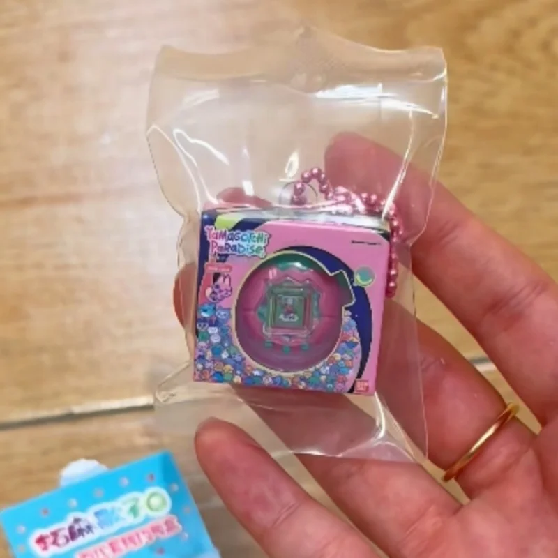 In Stock Bandai Tamagotchi Electronic Pet Cute Keychain Food Toy Cute Box 3rd Pop Trendy Toy Twist Egg Pendant Girl Holiday Gift view 6