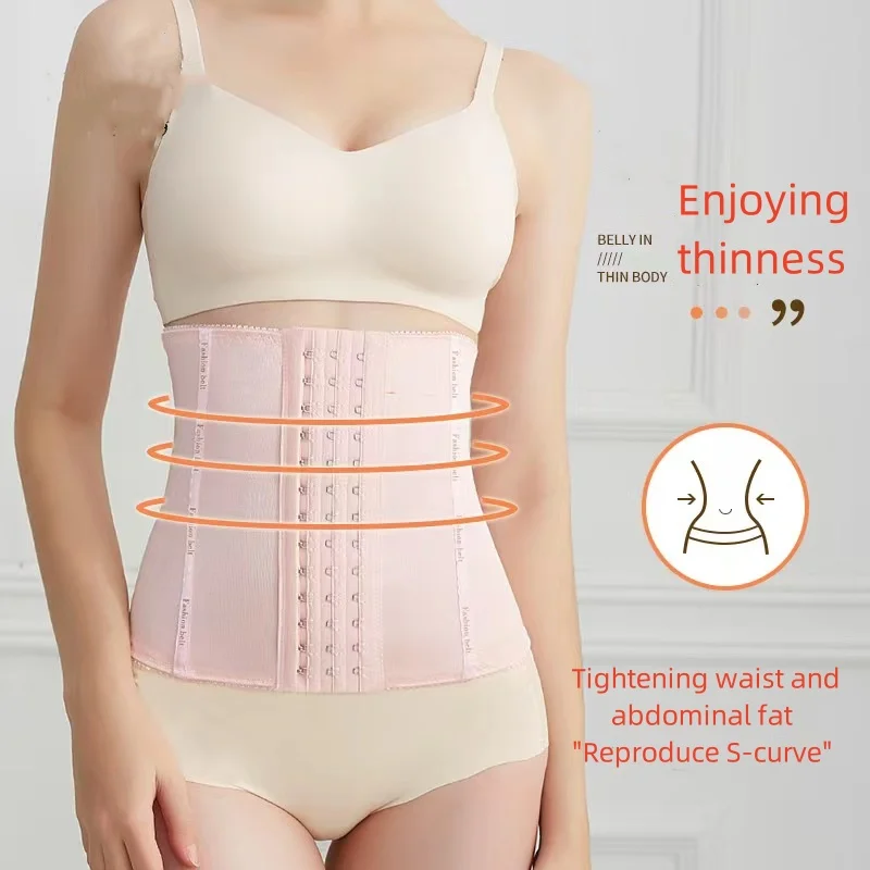 Xuanyu Jinshaping cinturón de cintura y abdominal, entrenador de cintura transparente deportivo posparto, faja de aire, corsé cruzado para mujer, clip de cintura, íntimo abdominal, cinturón de corrección de postura de cintura delgada