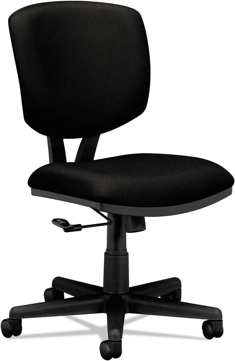 

Volt Armless Office Chair, Ergonomic Adjustable Recline, Fabric Back & Seat, Swivel Desk Chair, Black
