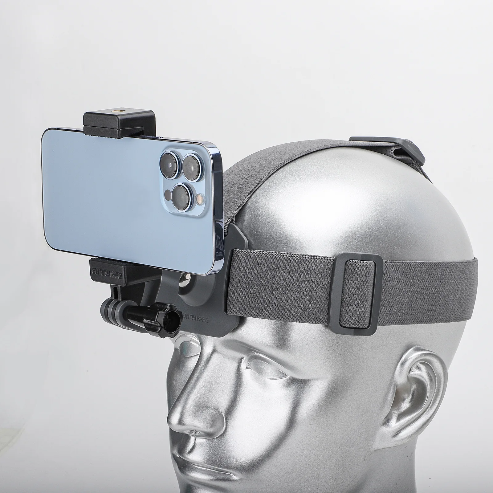 Sunnylife OSMO 360/GO Ultra/Action5Pro Head Mount – 360° Adjustable Head Strap Camera Holder for Action Sports