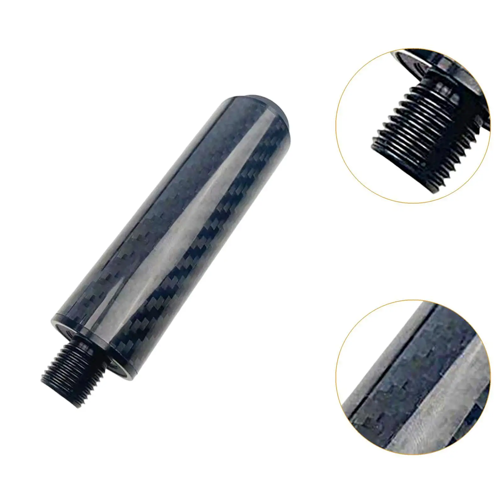 Portable Billiards Cue Extender Sleeve for Pool Stick Shaft Extension Replacement Accessory Part