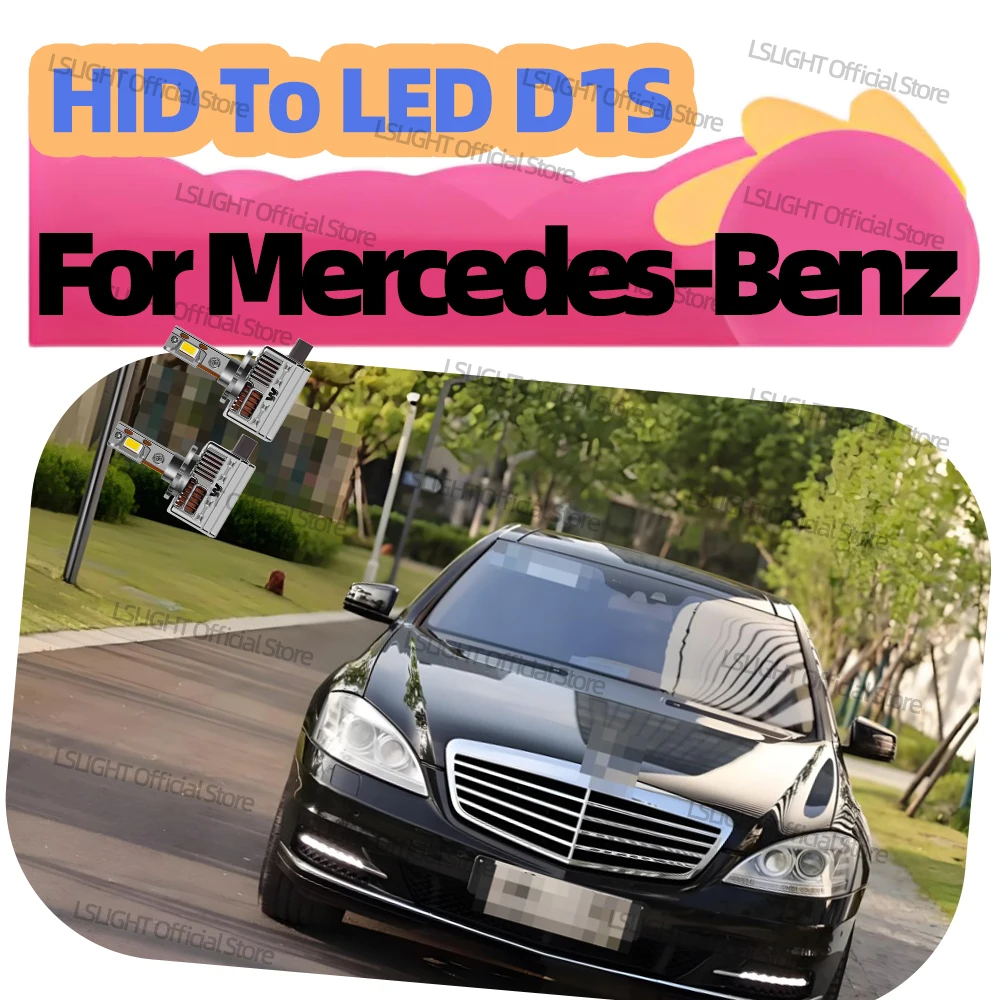 

2xФара HID для D1S LED 30000LM для 1990-2018 Mercedes-Benz A B C E G Class W176 W245 W246 W204 C207 A207 W218 W211 W212 W463