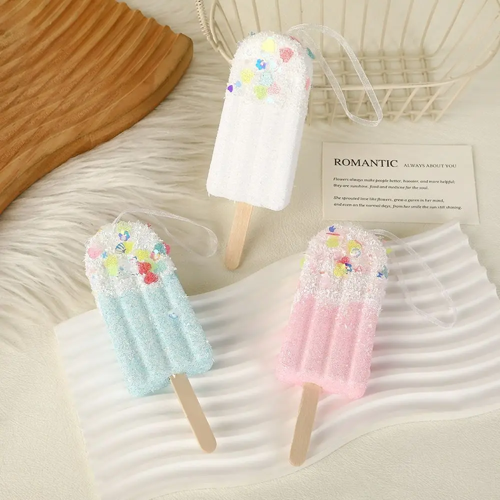 3/6 قطعة نموذج الآيس كريم شجرة عيد الميلاد قلادة جميلة الحلوى الدعامة عيد الميلاد الحلوى قلادة لطيف عيد الميلاد معلقة حلية متجر