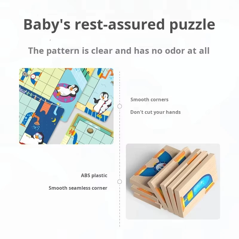 Brinquedo de treinamento de pensamento espacial de jogo de tabuleiro infantil