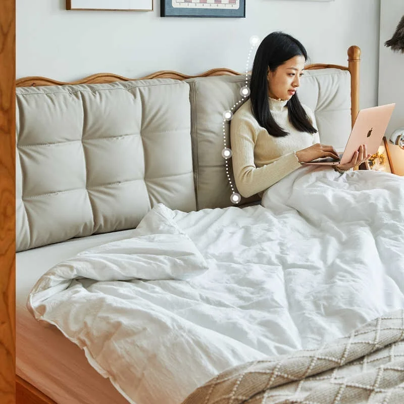 

#Bed For Bedroom Furniture Elegant Wooden Frame With Headboard Home Bedroom