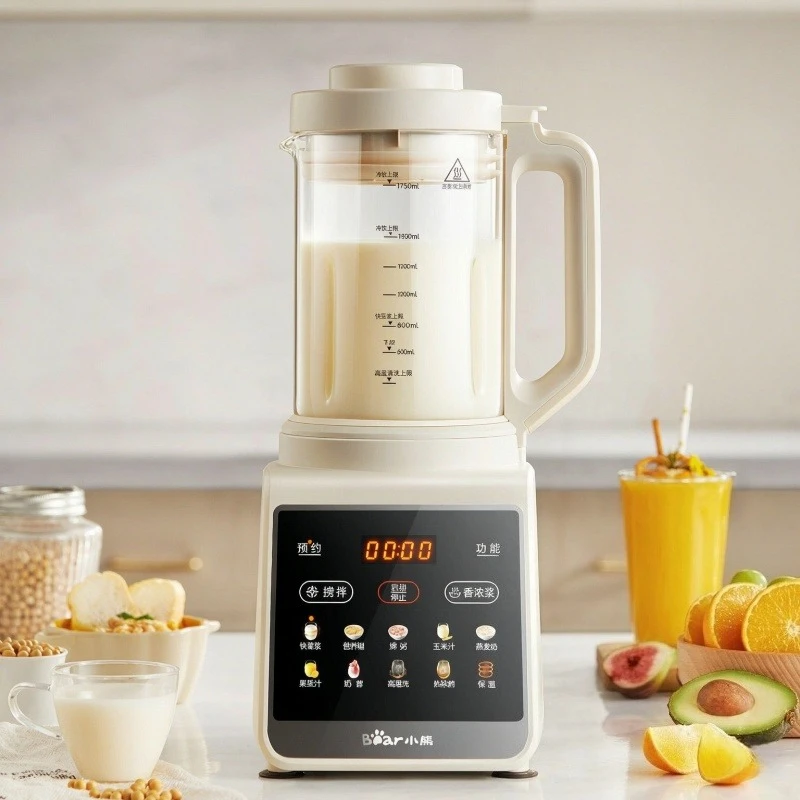 Multi Functional Wall Breaking Machine Household Soybean Milk Machine 1.75L Juicer Large Capacity Complementary Food Processor