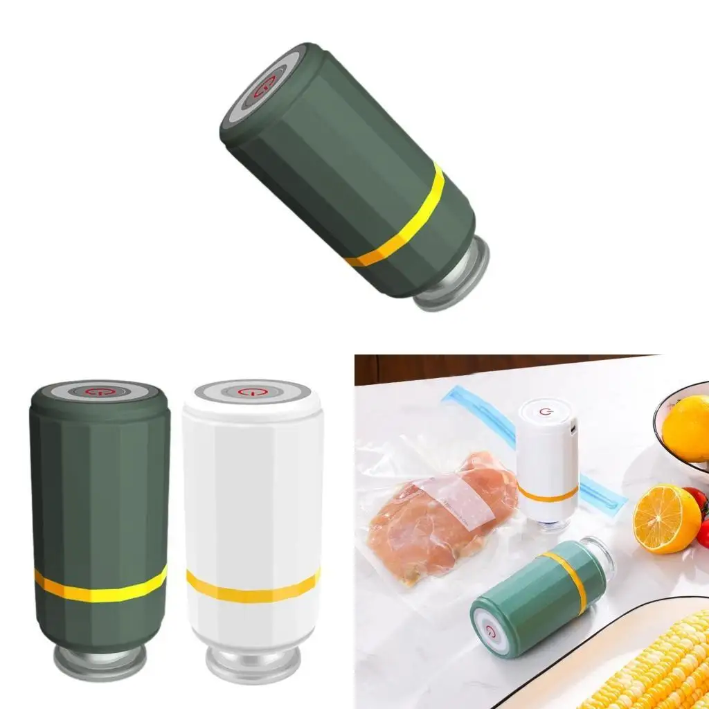 J1HF Efficient Storage Solution Electric Small Vacuum Sealer Electric Saver ABS Texture Suitable for Various Foods