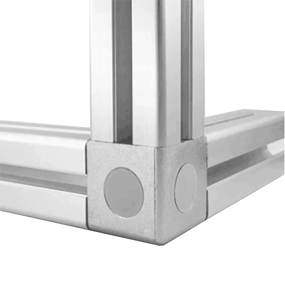 1PCS Aluminum parts 3030/4040/4545 3 way right Angle connection rectangular box windows and doors profiles accessories