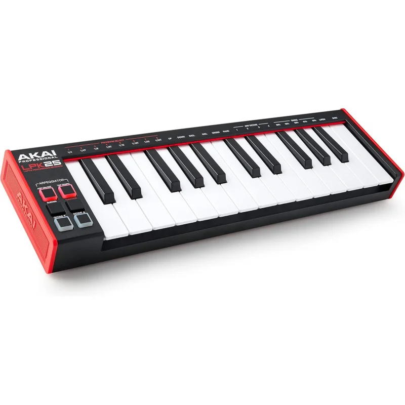 

Professional LPK25 - USB MIDI Keyboard Controller with 25 Responsive Synth Keys for and PC, Arpeggiator and Music Production