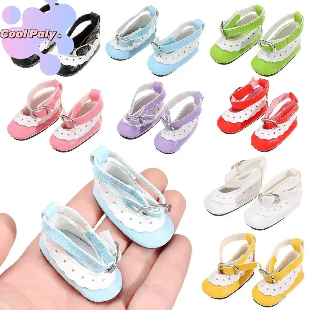 

PU Leather Shoes 1/6 Doll Accessories for Children Toy Mini Sneakers DIY Colorful 5cm Length Doll Shoes