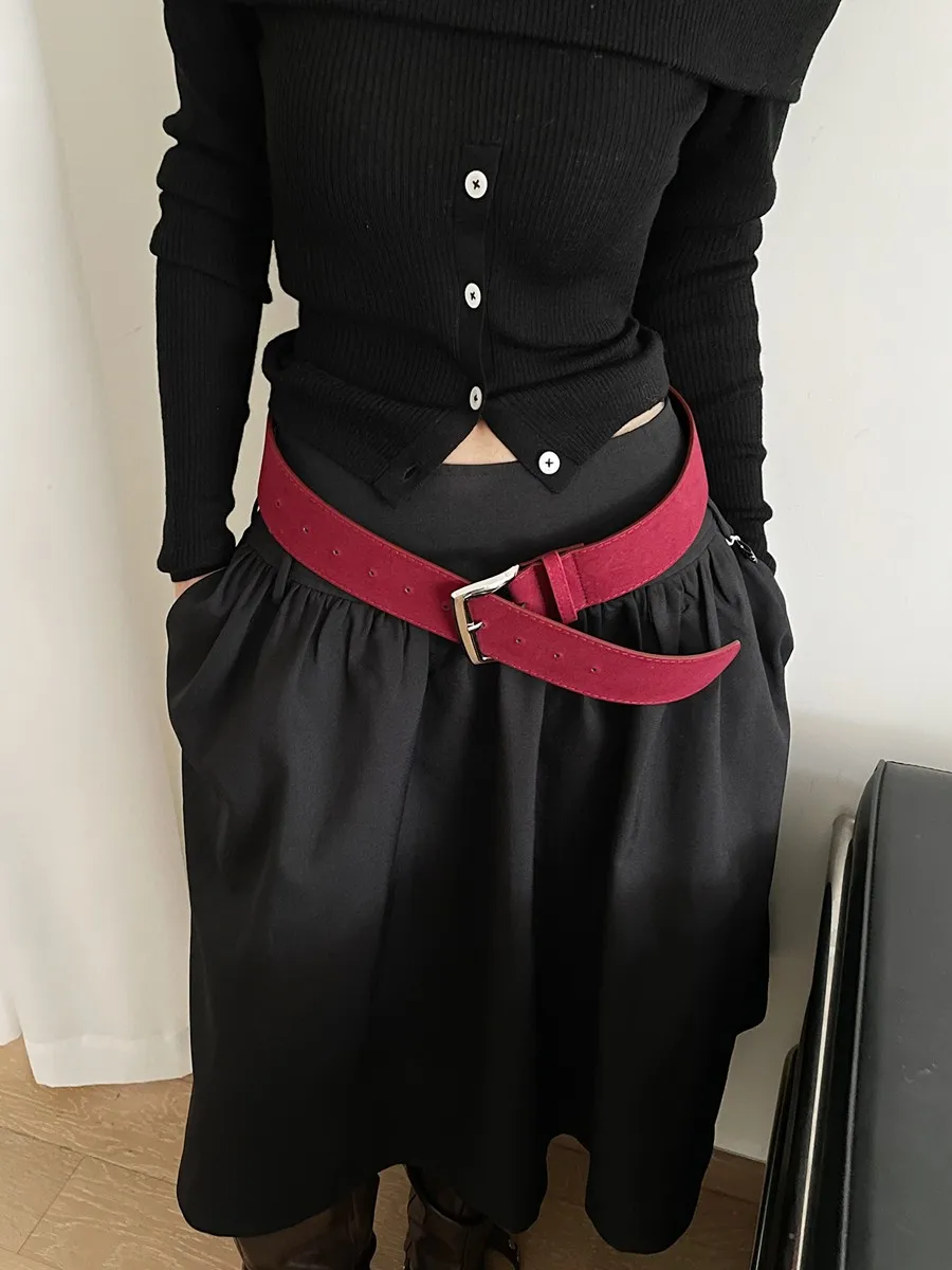 Fashionable Versatile Belt For Women Vintage Style With Skirt And Jeans Waist Cincher For Spring 2025 New Leather Belt