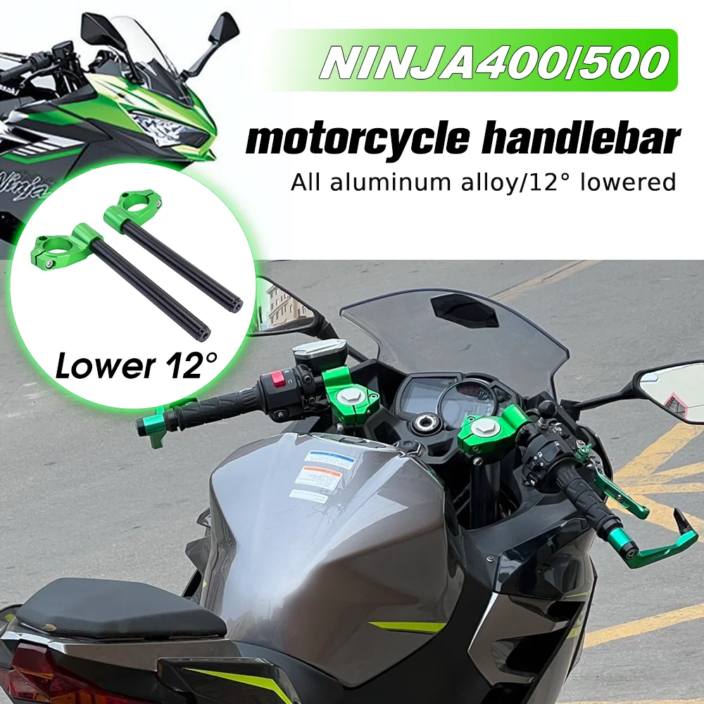 Parts Suitable for Kawasaki NINJA400 Ninja500 Modified Lower Handlebar Separate Handlebar Split Lower Handlebar Lower 12°