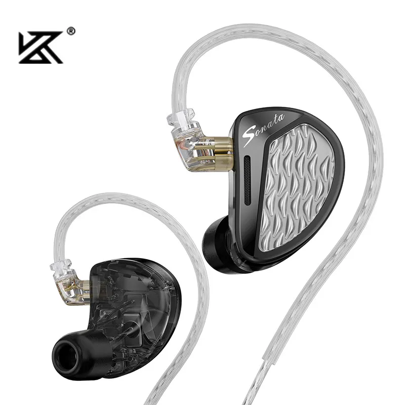 KZ Sonata 14BA 28 Unit Balanced Armature Drive In Ear Earphones Electronic Frequency Division Earbuds Hifi Monitoring Headphones