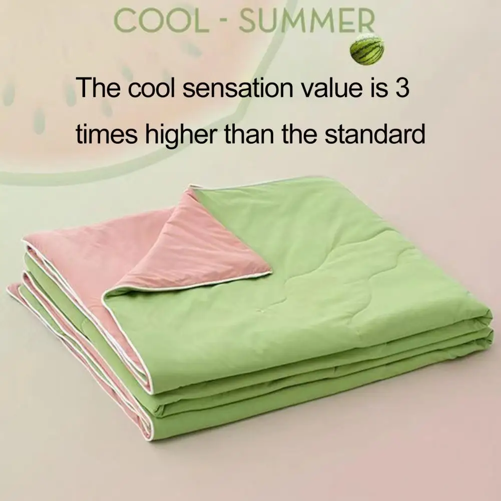 Sleep Aid Blanket Summer Blanket Ice Silk Summer Blanket for Night Sweats Relief Machine Washable Lightweight Sofa Room Absorbs