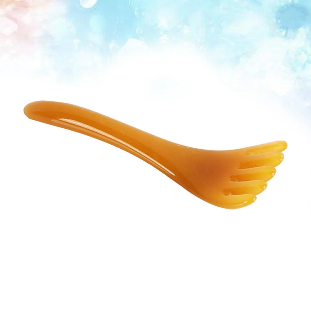 

Five Claw Jade Massager Comb Smooth Handmade Face Scrapping Massage Tool Relieve Puffiness Redness Migraine Skin Care