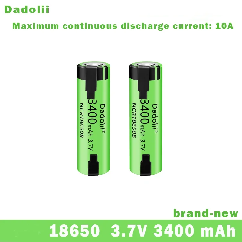 

Brand new 18650 10A discharge 3.7V 3400mAh 18650 rechargeable battery power tool battery+DIY nickel