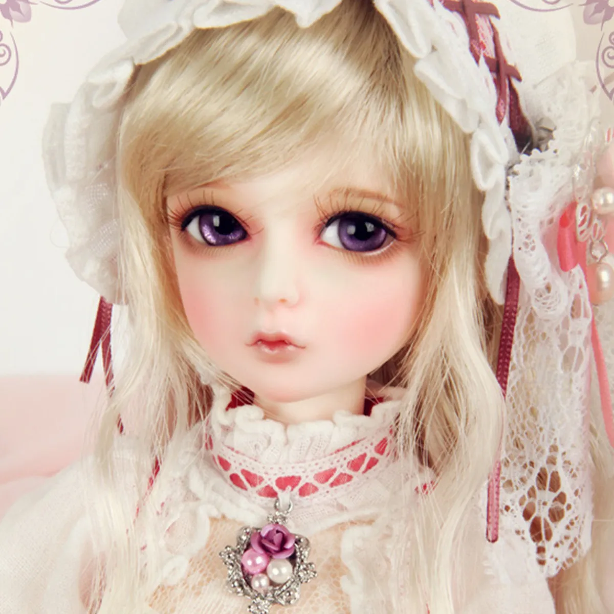 

New BJD SD doll 1/4 girl YUZ full dress to send eye joint movable doll gift high-grade resin spot