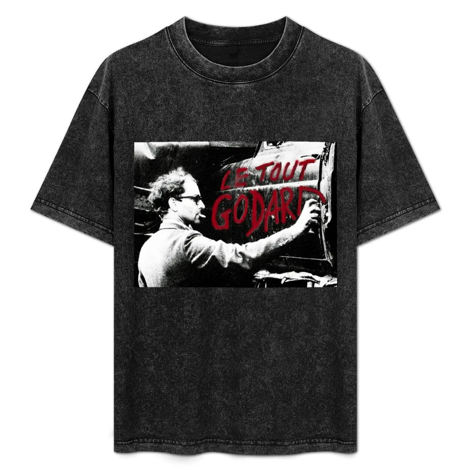 

Jean-Luc Godard - Le Tout Godard graffiti T-Shirt Comfort Stretch Tee Shirt