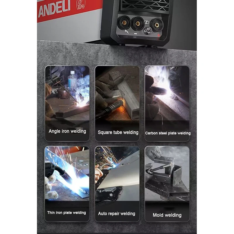 Inverter Capacity Welder 220V Welding Machine Mini Semi-Automatic Welding Machine Gas Free Flux Core Wire