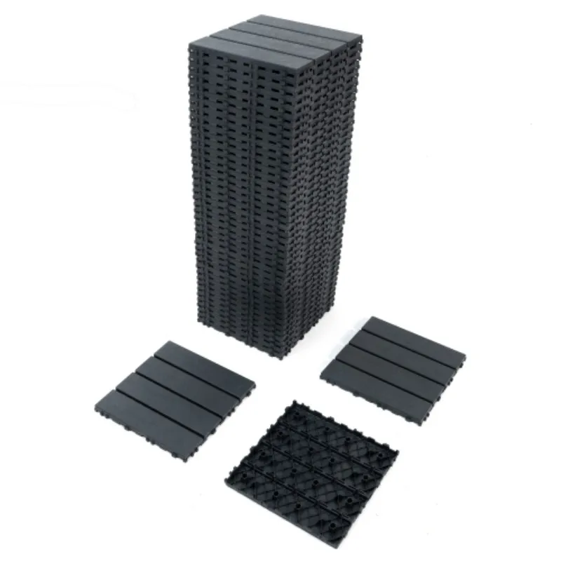 พลาสติก Interlocking Deck กระเบื้อง,44 Pack Patio Deck กระเบื้อง,12 "x 12" กันน้ํากลางแจ้งทุกสภาพอากาศ, patio Decking กระเบื้อง