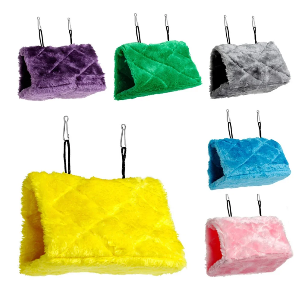

Parrot Hammock Warm Bird Bed Indoor Outdoor Climbing Pet Nest Soft Comfortable Thick Fabrics