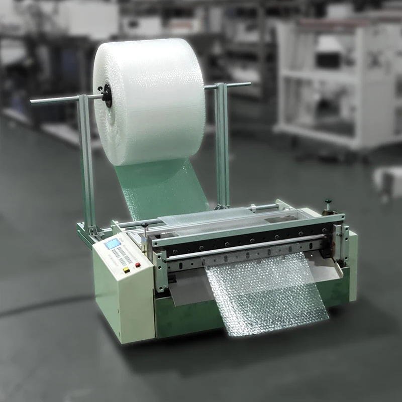 Schermo LCD per tagliatrice di tessuti non tessuti con nastro a pellicola a bolle completamente automatica per pellicola in PVC di carta Kraft in lamina di rame