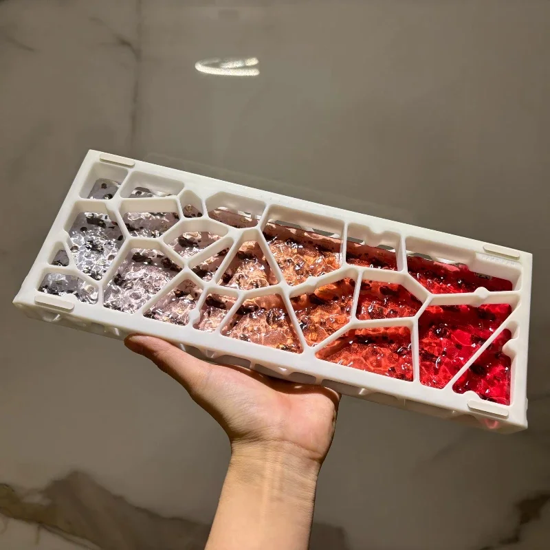 

Holy60 Hollow Keyboard Shell Customized Back Panel Flat Panelacrylic Sora60 Case 3D printing DIY Gamers Design Wooting 60 MAD60