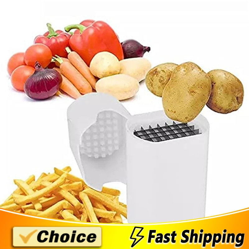 1PCS French Fry Cutter Natural Cut Rapid Slicer Vegetable Potato Tool Food Veggie Dicer Veg Chopper