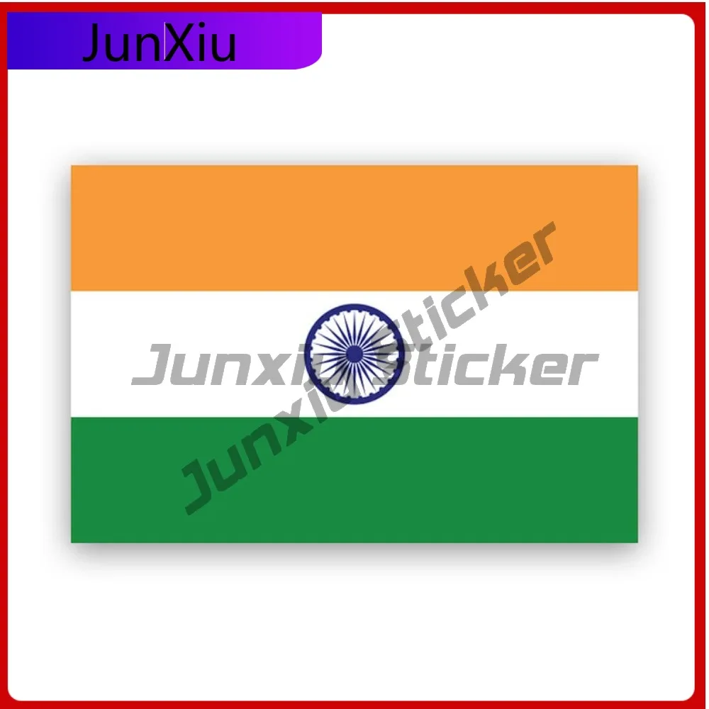

Indian Flag Stickerwaterproof Outdoor Decalsindia Ind Cute Car Waterproof Vinyl Decal For Door Trim Fun Creative Unique High