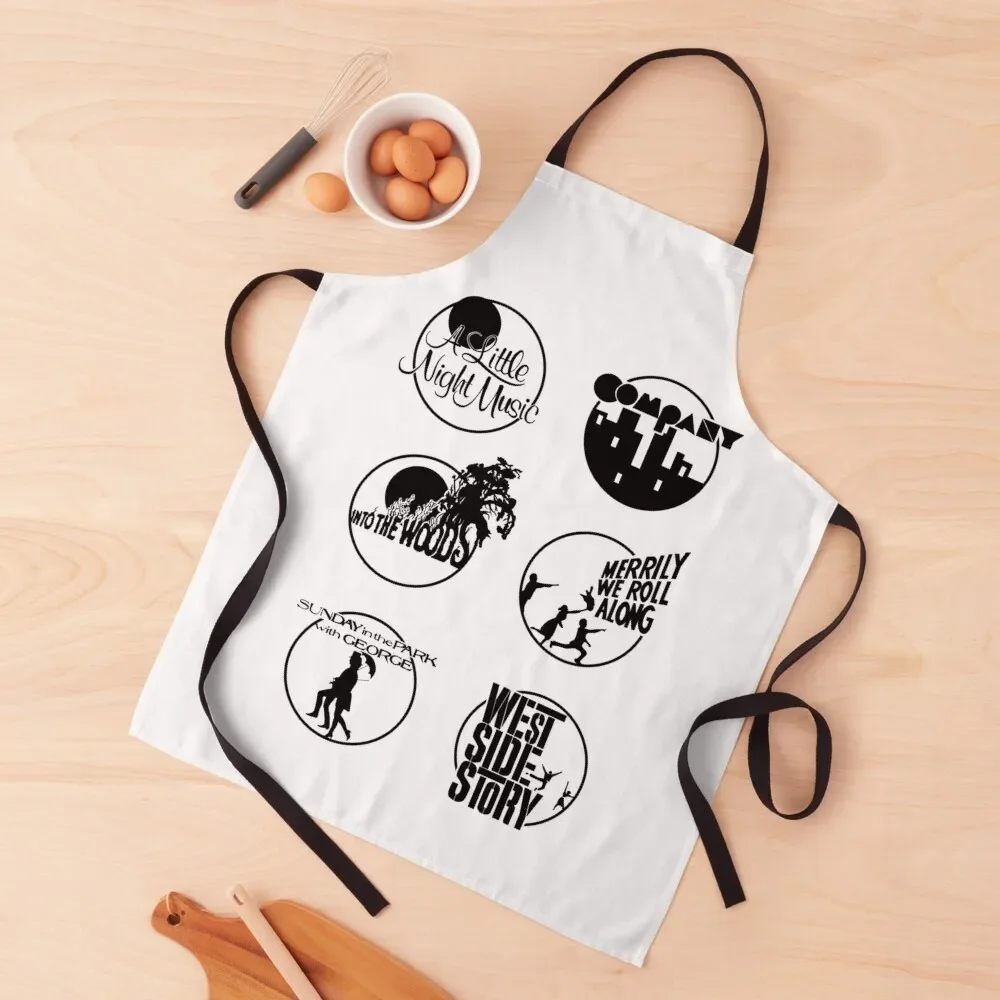 Sondheim Musicals Apron Kitchen Special Accessories christmas decoration Chef Accessories Apron