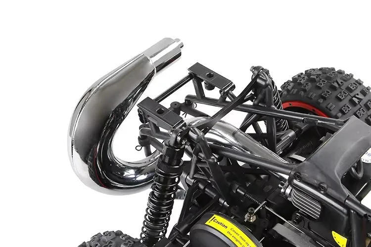 Tubo de escape de grande deslocamento de silenciador de aço inoxidável para 1/5 ROFUN HPI BAJA 5B