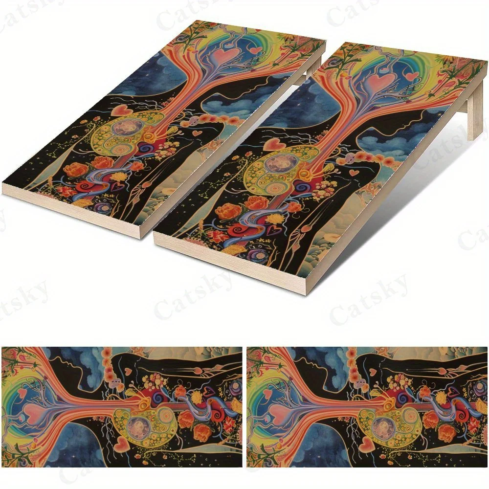 

Psychedelic Anatomy,Colorful Mind Art,Surreal Poster,High Value! 2D Flat Vinyl Sandboard Stickers - Bubble-Free, Easy Applicatio