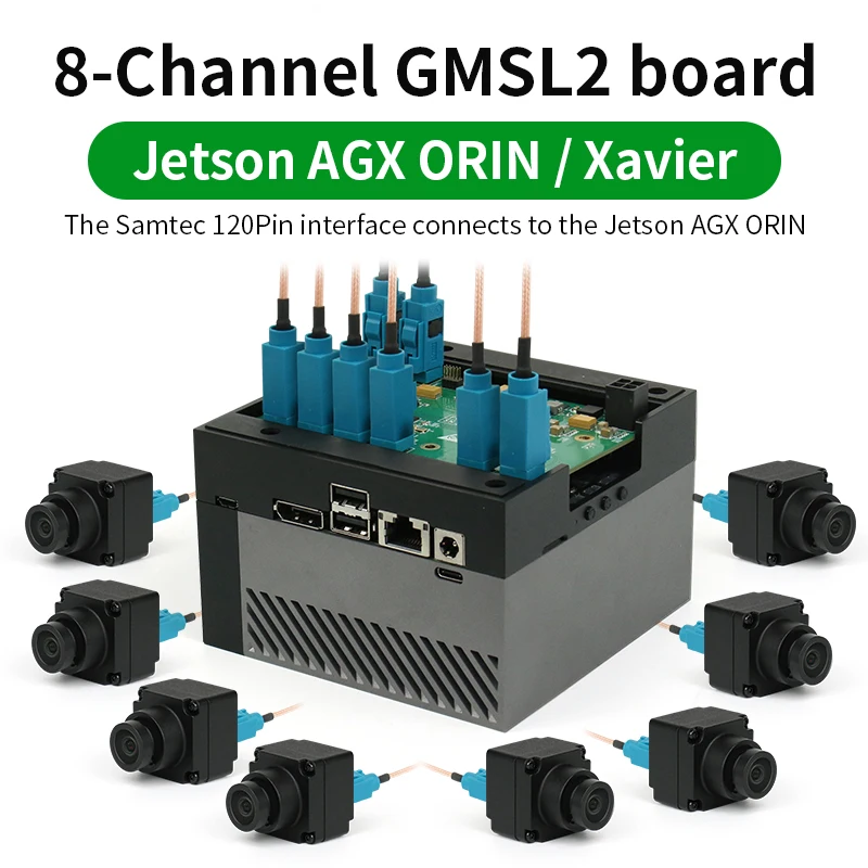 

GMSL 8-way acquisition board adapter board Jetson AGX Orin and Xavier suite max9296 development board