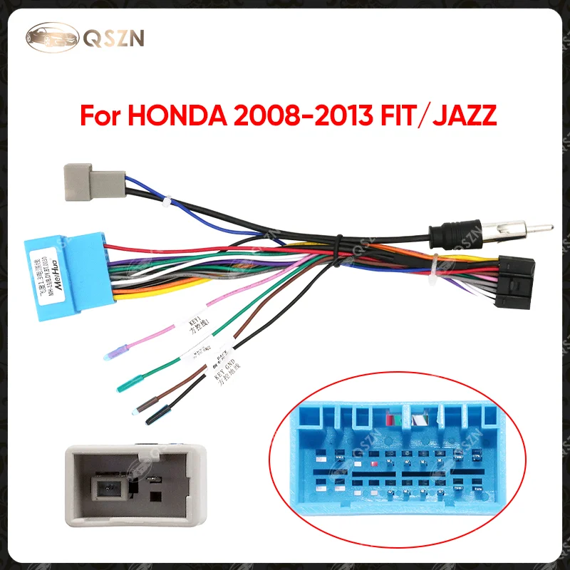 For HONDA 2008-2013 FIT/JAZZ Android Wire Harness Power Cable Adapter