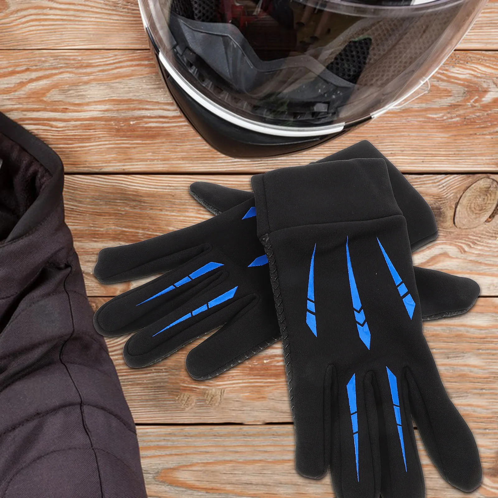 

Cold-proof Cycling Gloves Camouflage Fingerless Women Winter Adult Bicycle Polyester