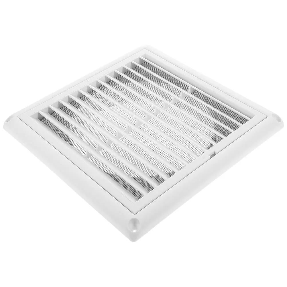 Exhaust Vent Cover Insect Mesh Sturdy Adjustable Airflow Control Exterior Wall Vent Hood Plastic Metal Ventilation Cover