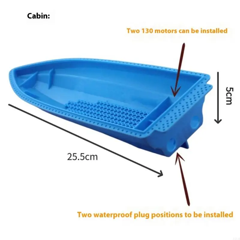 DIY بها بنفسك قارب بدن نموذج مجموعة أداة تجميع مجاني البلاستيك يعزز مهارات التركيز لقوارب التحكم عن بعد اللعب المياه في الهواء