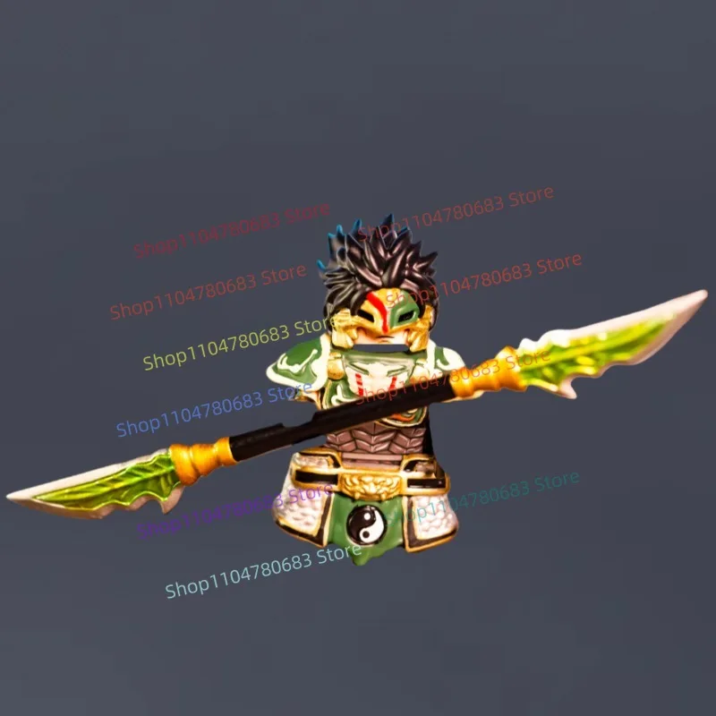 

Строительные блоки MOC, три королевства, достойный генерал, мини-фигурка, сборная модель, украшение, тематическая аниме, декоративная игрушка в подарок